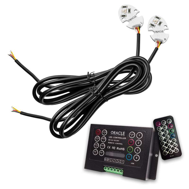 Oracle 17-21 Tesla Model 3 Headlight DRL Upgrade Kit - ColorSHIFT 2 - 1286-333