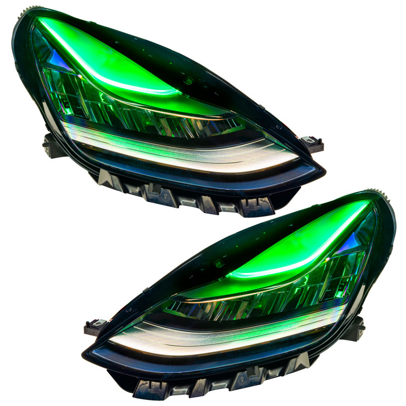 Oracle 17-21 Tesla Model 3 Headlight DRL Upgrade Kit - ColorSHIFT w/o Controller - 1286-334