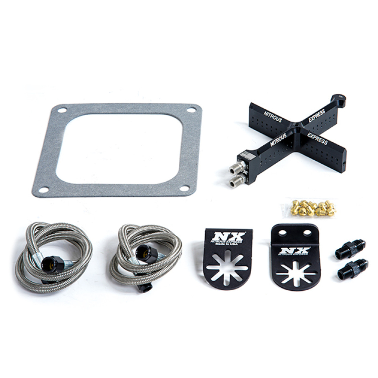Nitrous Express Covert Crossbar Pro Power Plate Conversion (4500 Flange) 100-500HP - NX619C
