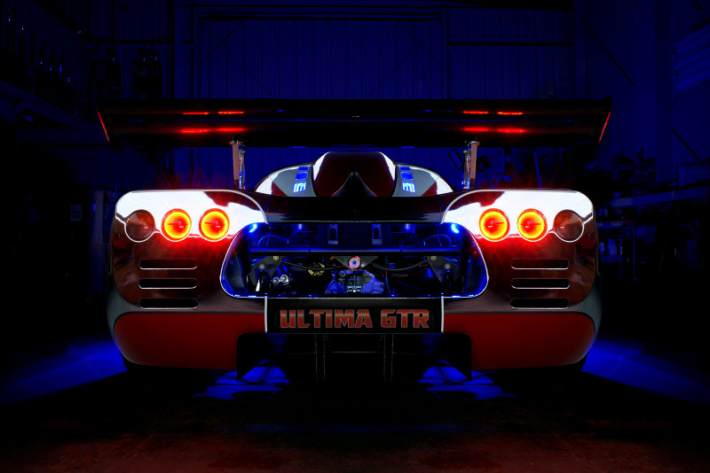 Oracle Ultima GTR LED Waterproof Tail Light Halo Kit - 4 Rings - Red - 1290-003