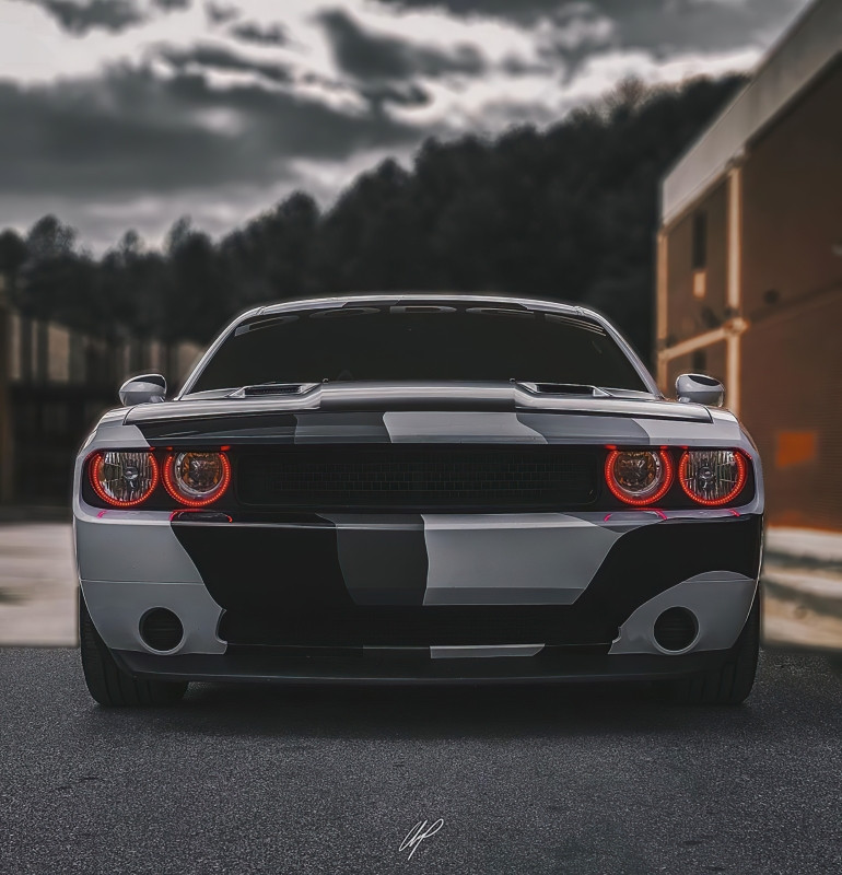 Oracle 08-14 Dodge Challenger Dynamic Surface Mount Headlight Halo Kit - - Dynamic - 1292-332