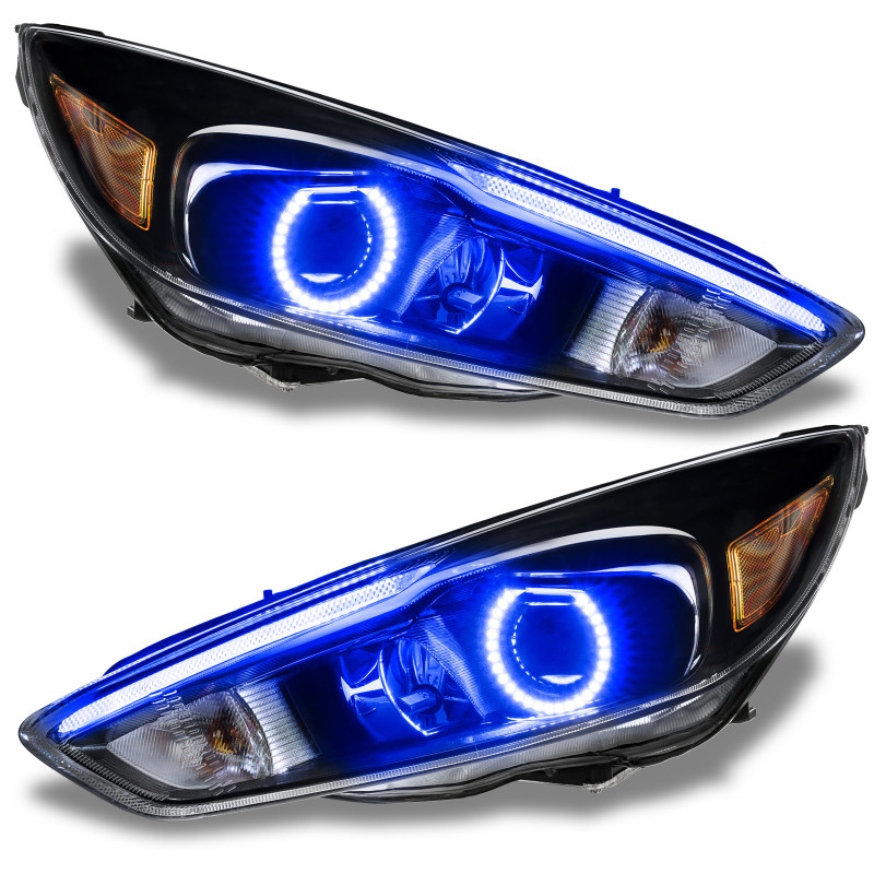 Oracle 15-17 Ford Focus RS/ST DRL Upgrade w/ Halo Kit - ColorSHIFT w/ Simple Controller - 1322-504