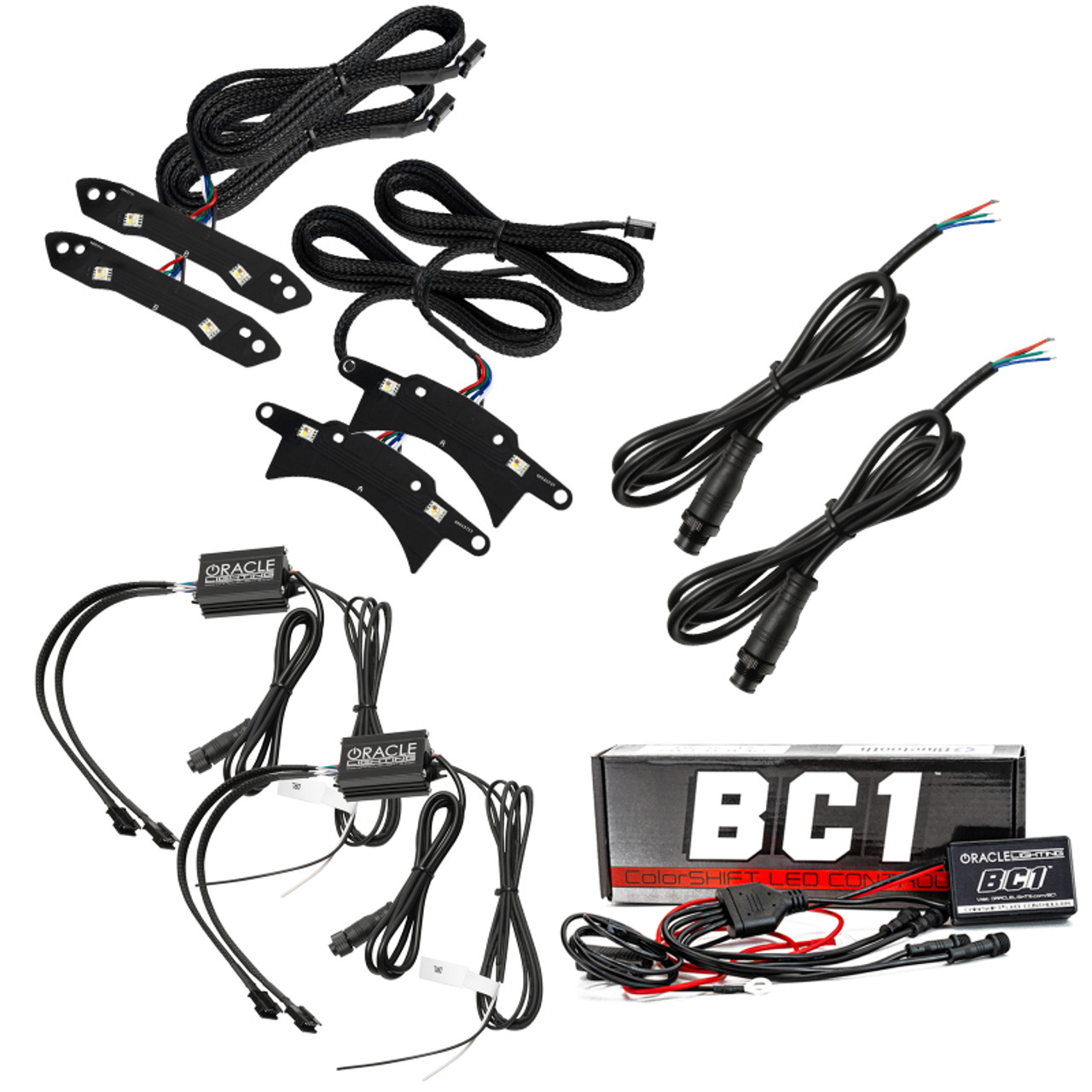 Oracle 15-21 Dodge Challenger RGB+W Headlight DRL Upgrade Kit - ColorSHIFT - BC1 - 1329-335