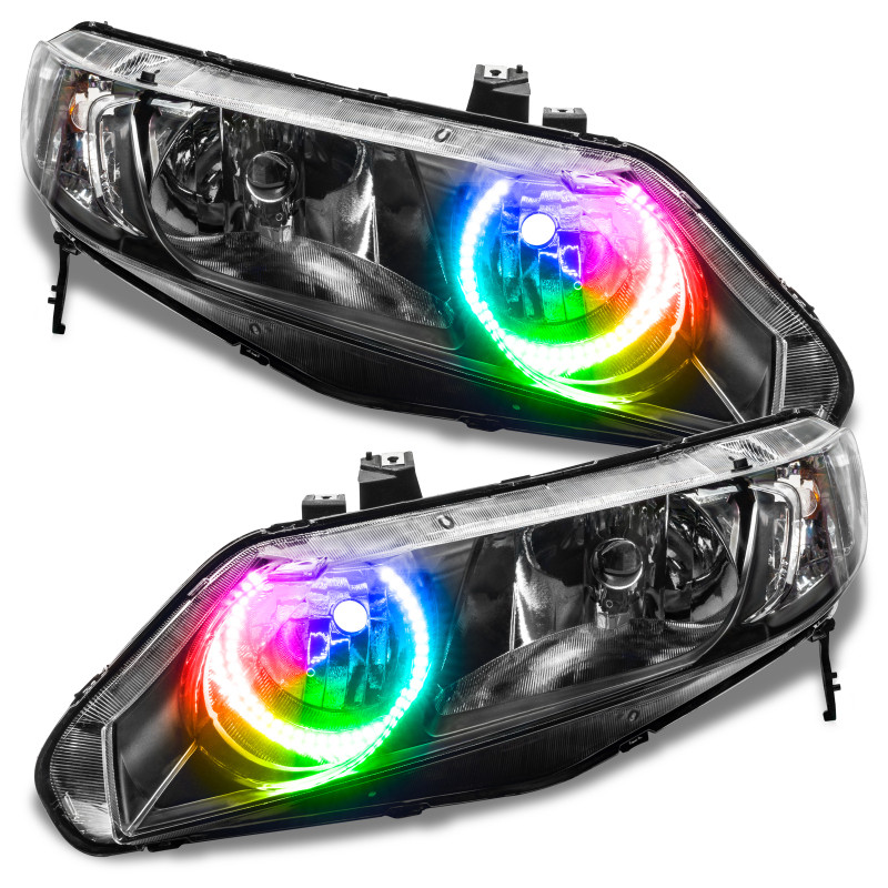 Oracle Honda Civic Sedan 06-11 Halo Kit - ColorSHIFT - 1333-330