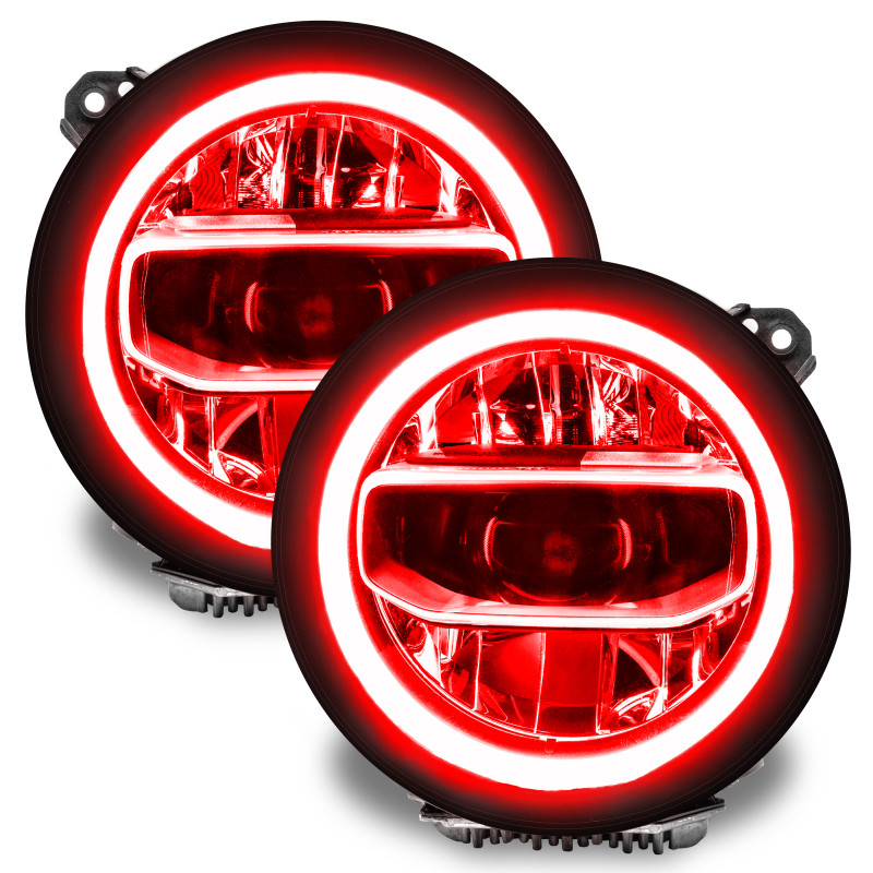 Oracle Jeep Wrangler JL/Gladiator JT RGB+W Headlight DRL Upgrade Kit - ColorSHIFT - 1346-330