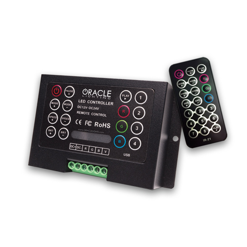 Oracle Jeep Wrangler JL/Gladiator JT RGB+W Headlight DRL Upgrade Kit - ColorSHIFT 2 - 1346-333