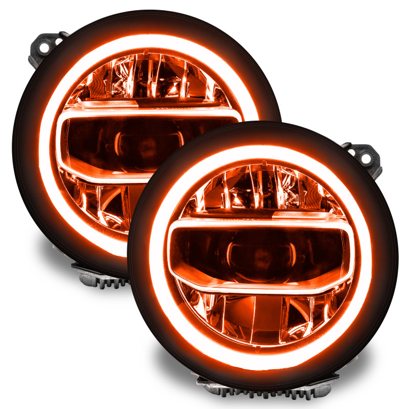 Oracle Jeep Wrangler JL/Gladiator JT RGB+W Headlight DRL Kit - ColorSHIFT w/o Cntrl - 1346-334