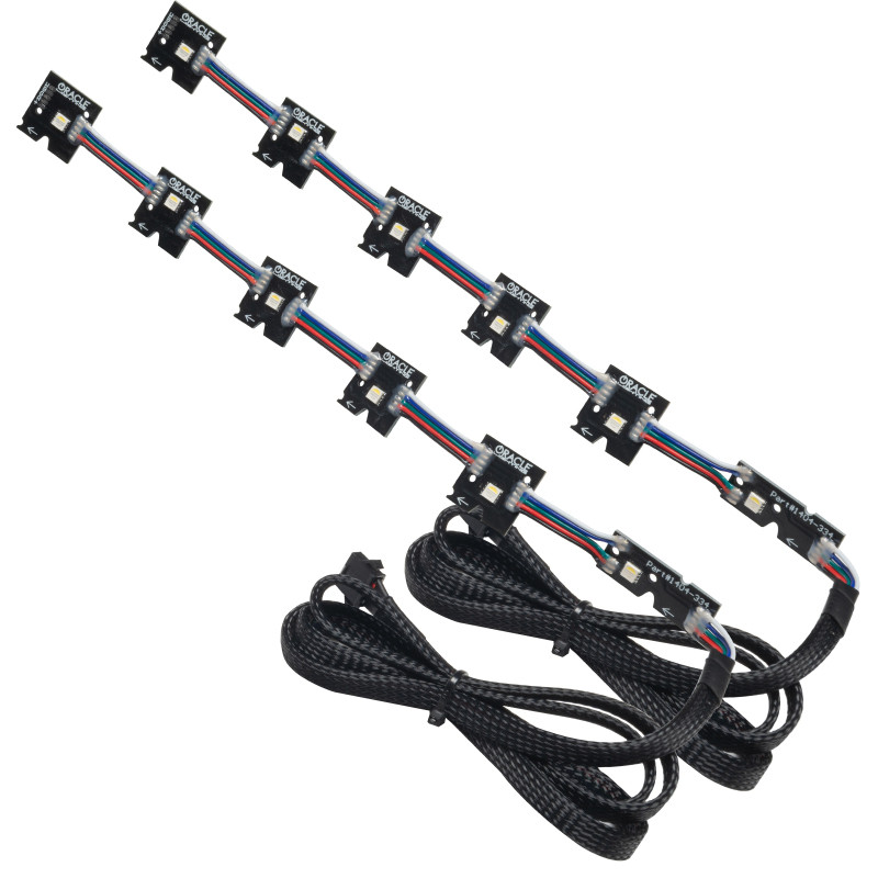 Oracle 14-21 Infiniti Q50 RGB+W Headlight Halo Upgrade Kit - ColorSHIFT w/o Controller - 1404-334