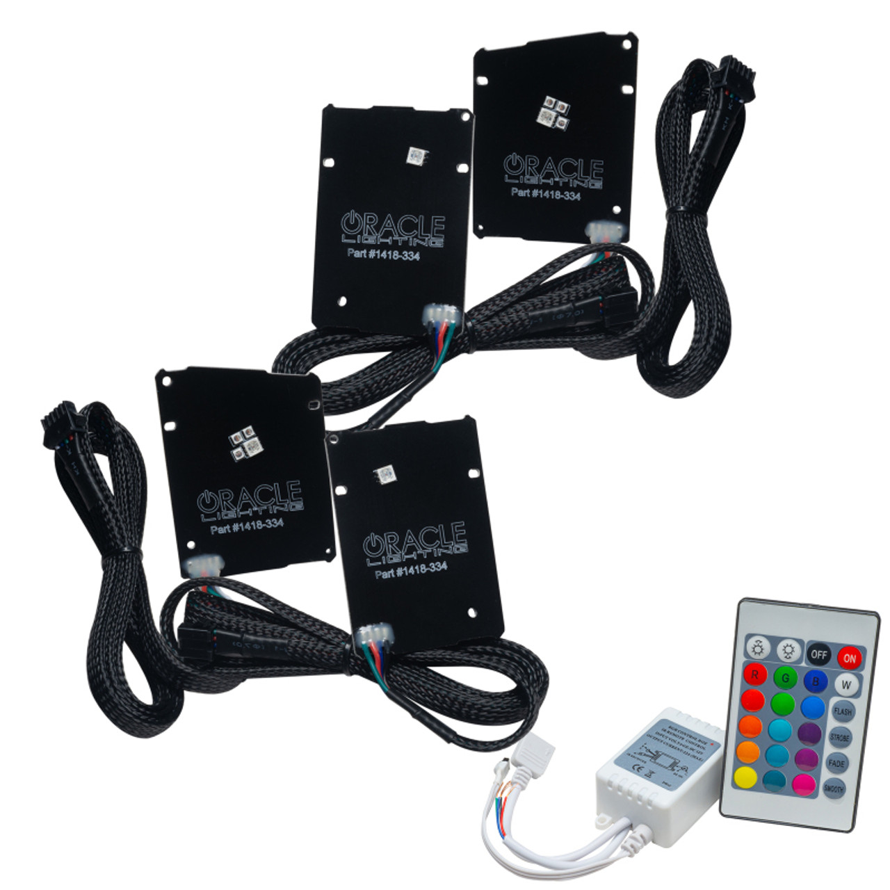 Oracle 19-21 Chevy Camaro LS/LT RGB+A Headlight DRL Kit - w/ Simple Controller - 1418-504
