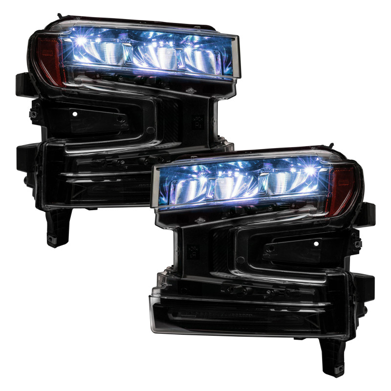 Oracle 19-21 Silverado/Sierra 1500 RGB Demon Eye Headlight Kit - w/o Controller - 1440-334