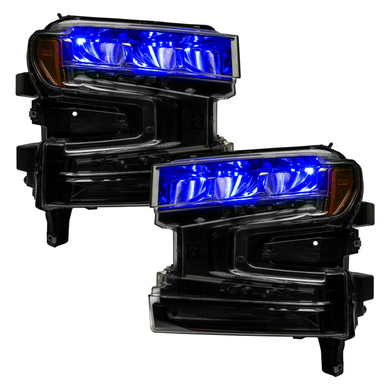 Oracle 19-21 Silverado/Sierra 1500 RGB Demon Eye Headlight Kit - w/o Controller - 1440-334