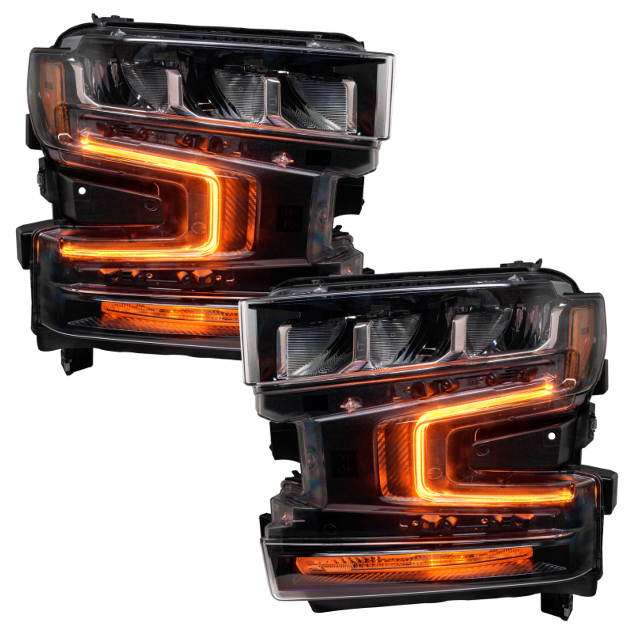 Oracle 19-21 Chevy Silverado 1500 RGB+W Headlight DRL  Kit - ColorSHIFT w/o Controller - 1441-334