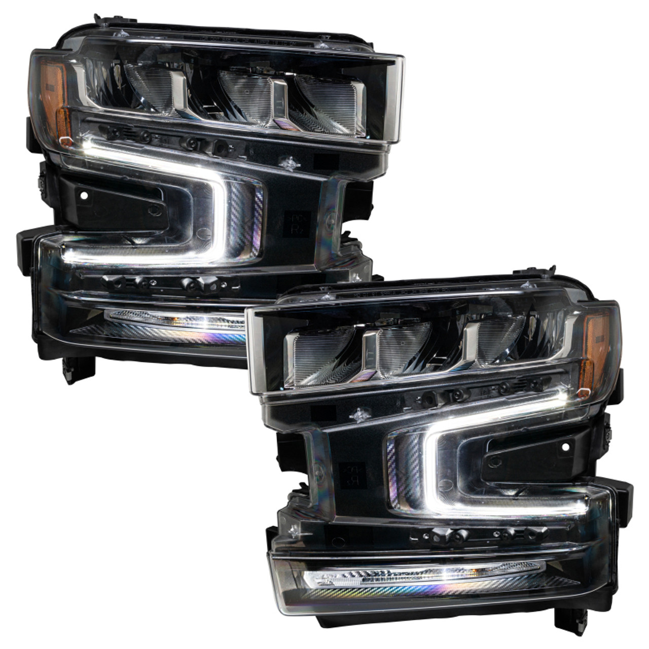 Oracle 19-21 Chevy Silverado 1500 RGB+W Headlight DRL  Kit - ColorSHIFT w/o Controller - 1441-334