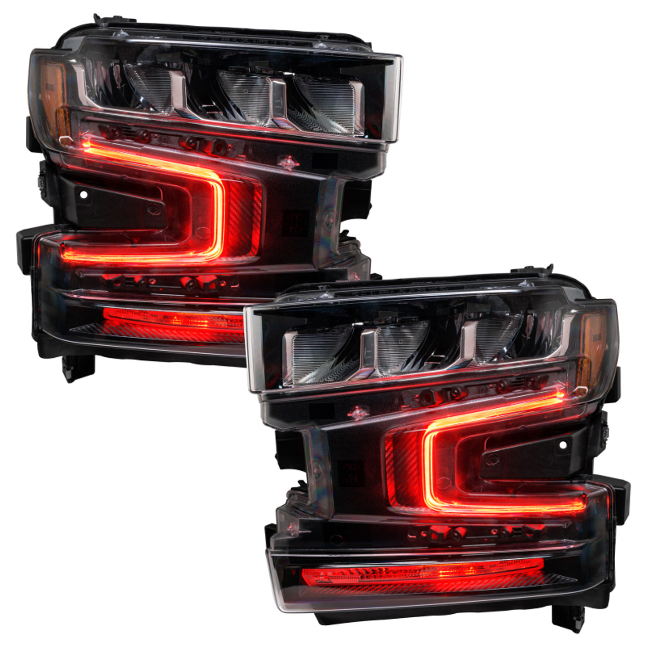 Oracle 19-21 Chevy Silverado 1500 RGB+W Headlight DRL  Kit - ColorSHIFT w/o Controller - 1441-334