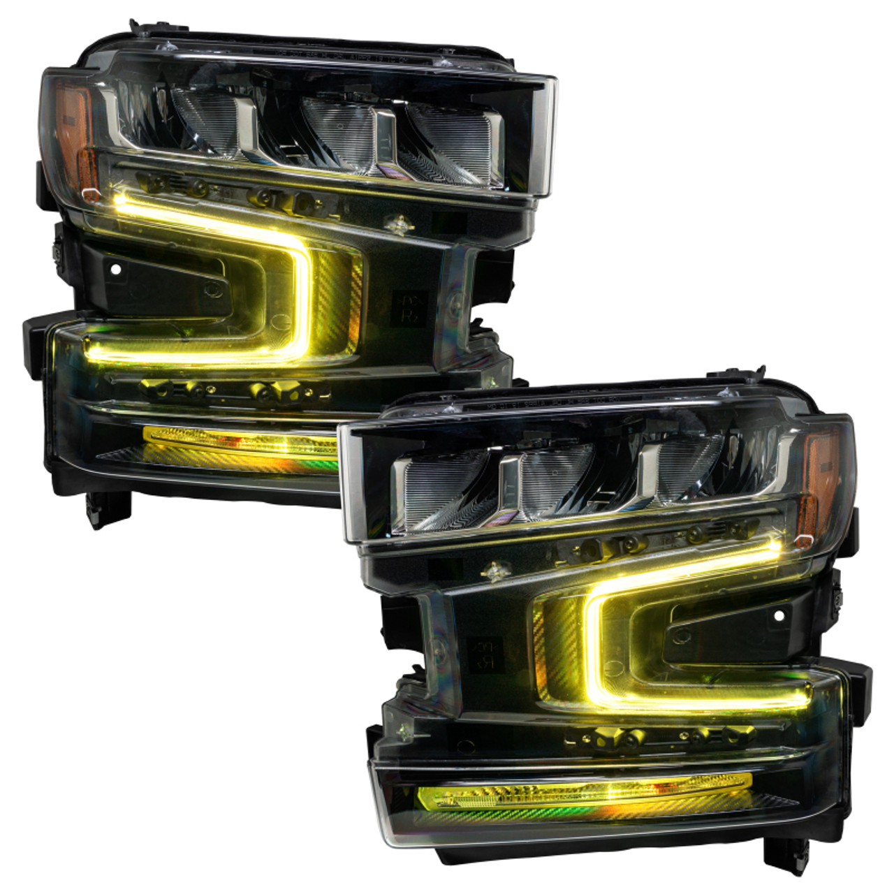 Oracle 19-21 Chevy Silverado 1500 RGB+W Headlight DRL  Kit - ColorSHIFT w/o Controller - 1441-334