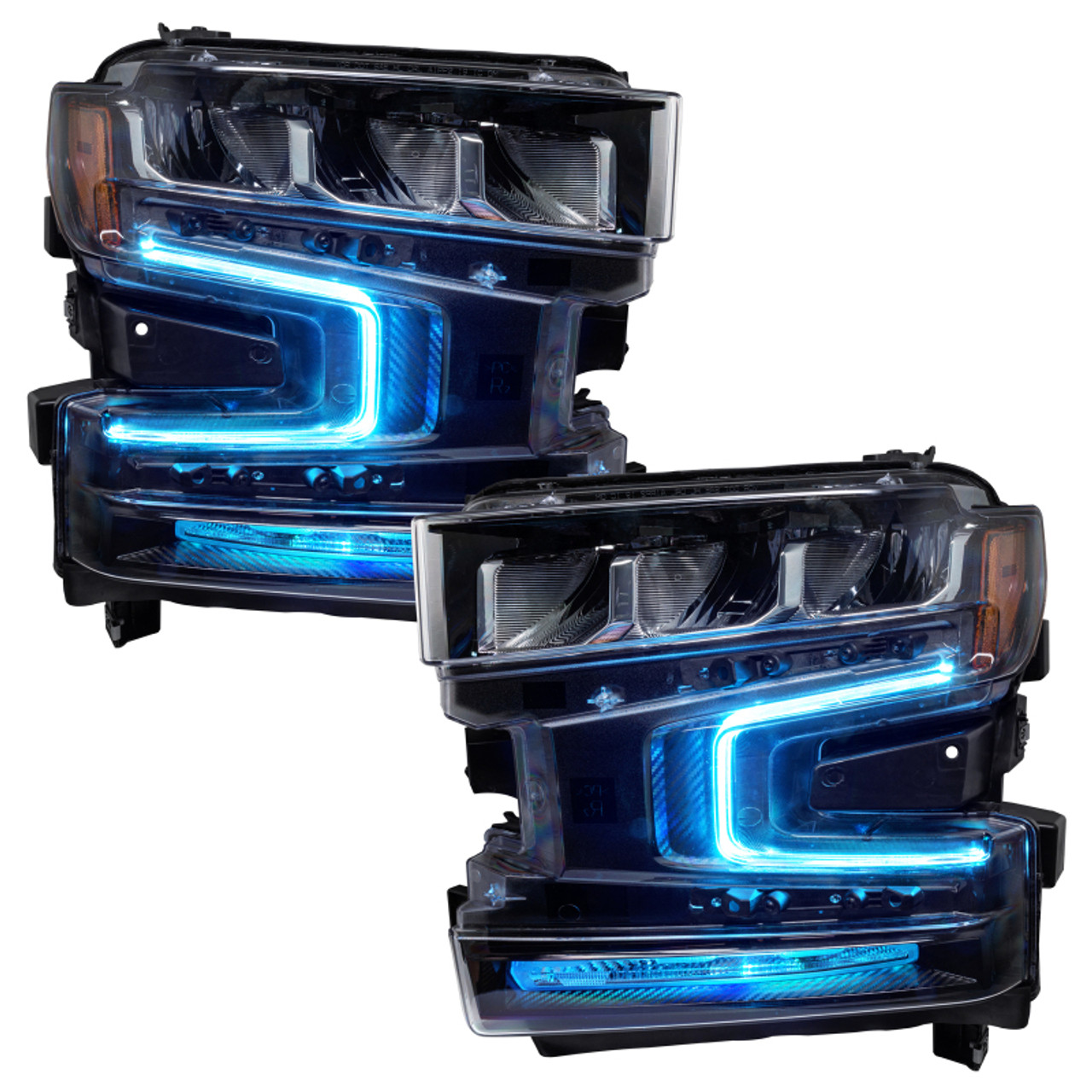 Oracle 19-21 Chevy Silverado 1500 RGB+W Headlight DRL  Kit - ColorSHIFT w/o Controller - 1441-334