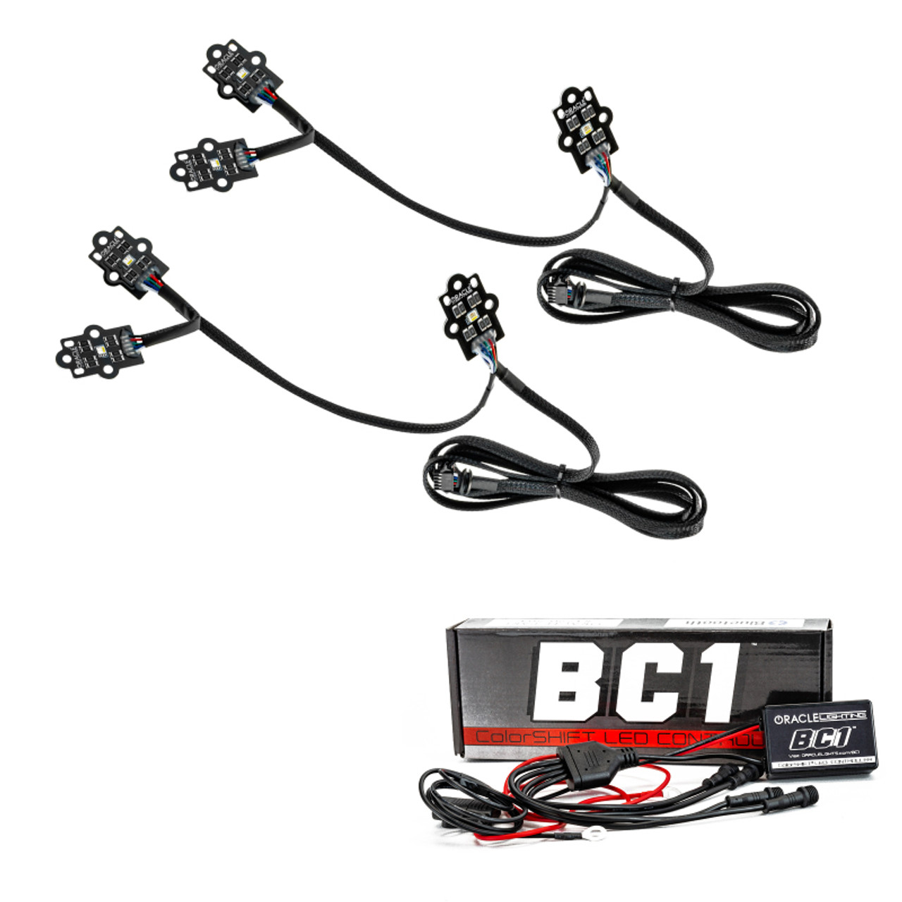 Oracle 19-21 Chevy Silverado 1500 RGB+W Headlight DRL Kit - ColorSHIFT w/ BC1 Cntrl - 1441-335