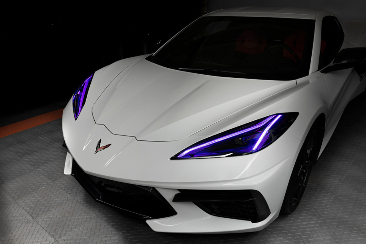 Oracle Chevy Corvette C8 RGB+A Headlight DRL  Kit - ColorSHIFT w/o Controller - 1442-334