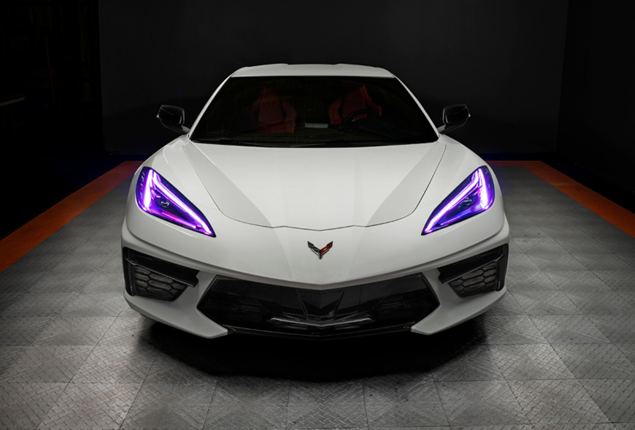 Oracle Chevy Corvette C8 RGB+A Headlight DRL  Kit - ColorSHIFT w/o Controller - 1442-334