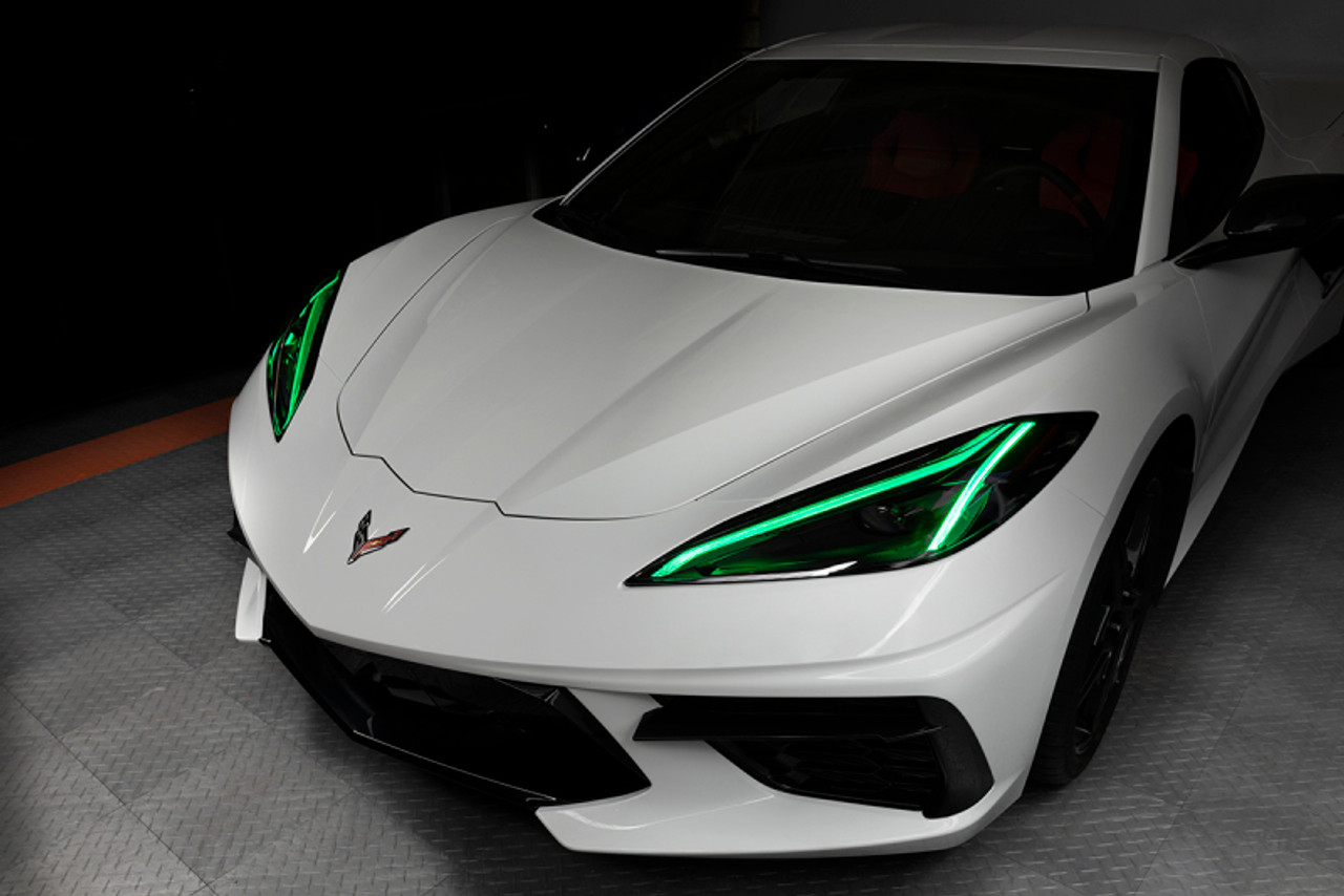 Oracle Chevy Corvette C8 RGB+A Headlight DRL  Kit - ColorSHIFT w/o Controller - 1442-334