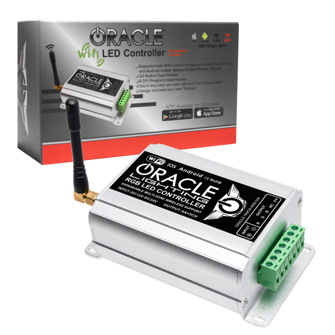 Oracle 15-21 Dodge Charger RGB+W DRL Headlight DRL  Kit - ColorSHIFT w/ BC1 Controller - 1443-335