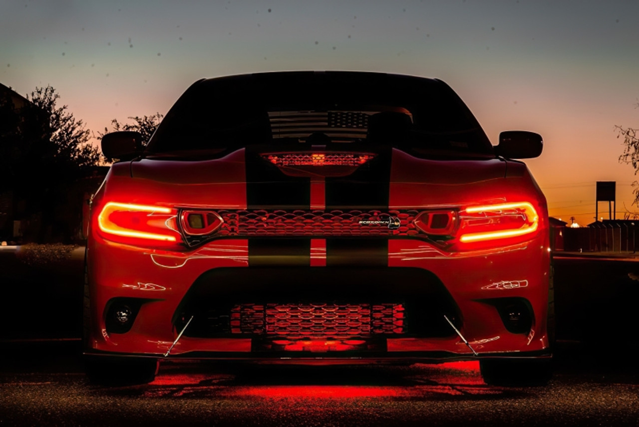 Oracle 15-21 Dodge Charger RGB+W DRL Headlight DRL Kit - ColorSHIFT w/ Simple Cntrl - 1443-504