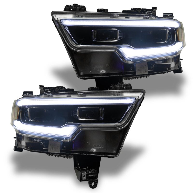 Oracle 19-21 RAM 1500 Headlight DRL Kit Proj. LED - RGBW+A w/ Simple Controller - 1448-504