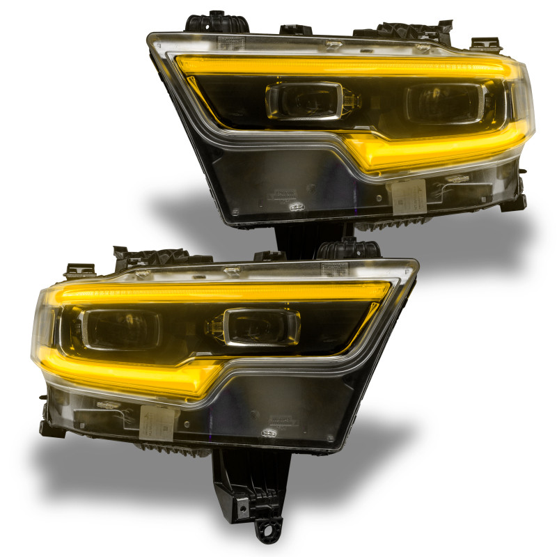 Oracle 19-21 RAM 1500 Headlight DRL Kit Proj. LED - RGBW+A w/ Simple Controller - 1448-504