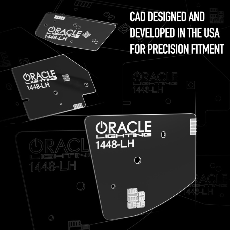 Oracle 19-21 RAM 1500 Headlight DRL Kit Proj. LED - RGBW+A w/ Simple Controller - 1448-504
