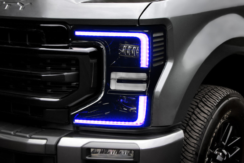 Oracle 2022 Ford F250/350 Super Duty Dynamic ColorSHIFT Headlight DRL Kit w/Switchback - 1449-332