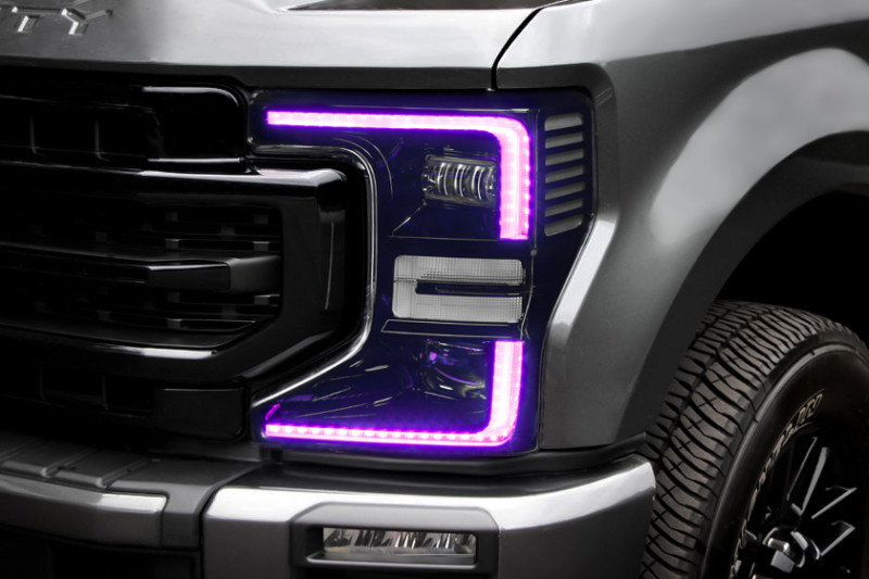 Oracle 2022 Ford F250/350 Super Duty Dynamic ColorSHIFT Headlight DRL Kit w/Switchback - 1449-332
