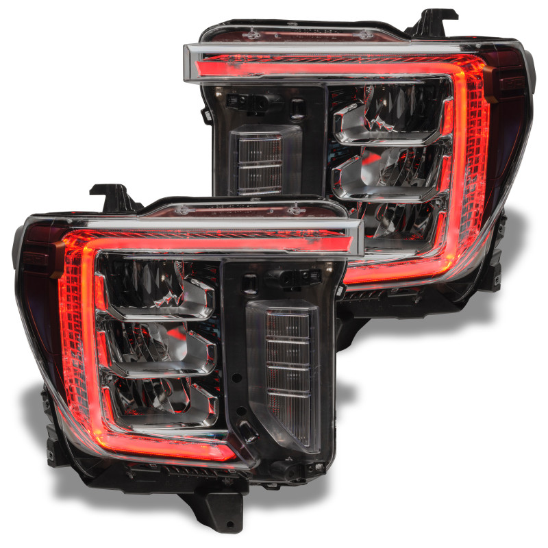 Oracle 20-21 GMC Sierra 2500/3500 HD RGB+W Headlight DRL Upgrade Kit - ColorSHIFT - 1451-330