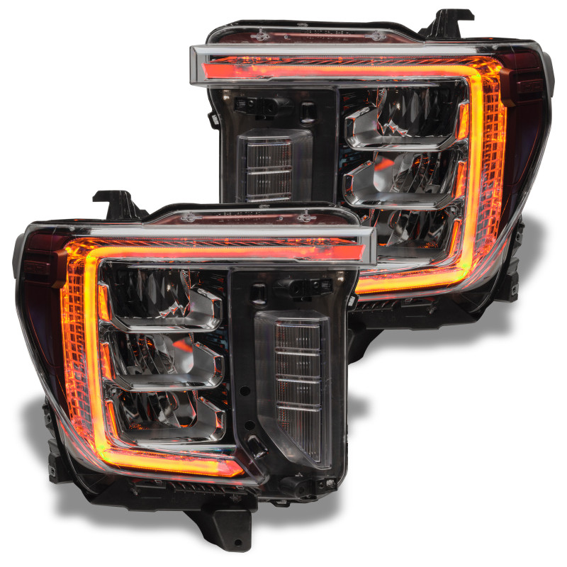 Oracle 20-21 GMC Sierra 2500/3500 HD RGB+W Headlight DRL Upgrade Kit - ColorSHIFT 2 - 1451-333