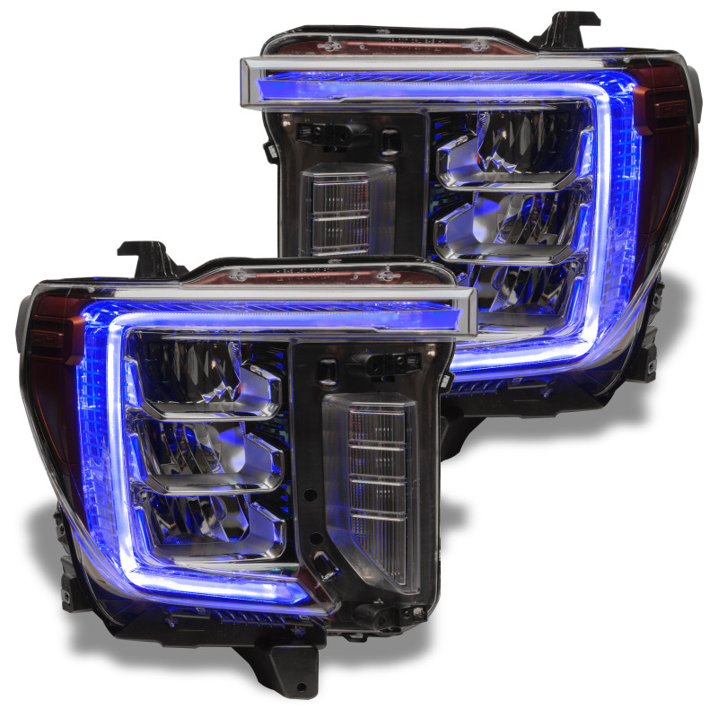 Oracle 20-21 GMC Sierra 2500/3500 HD RGB+W Headlight DRL Kit - ColorSHIFT w/o Cntrl - 1451-334