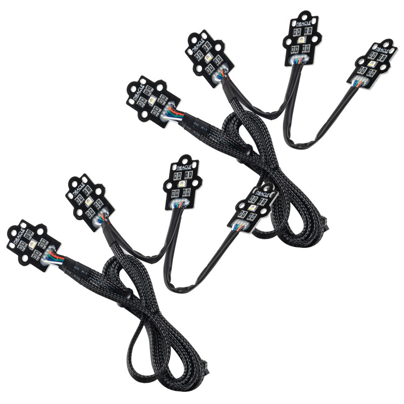 Oracle 20-21 Chevy Silverado HD 2500/3500 RGB+W Headlight DRL Upgrade Kit - ColorSHIFT - 1452-330