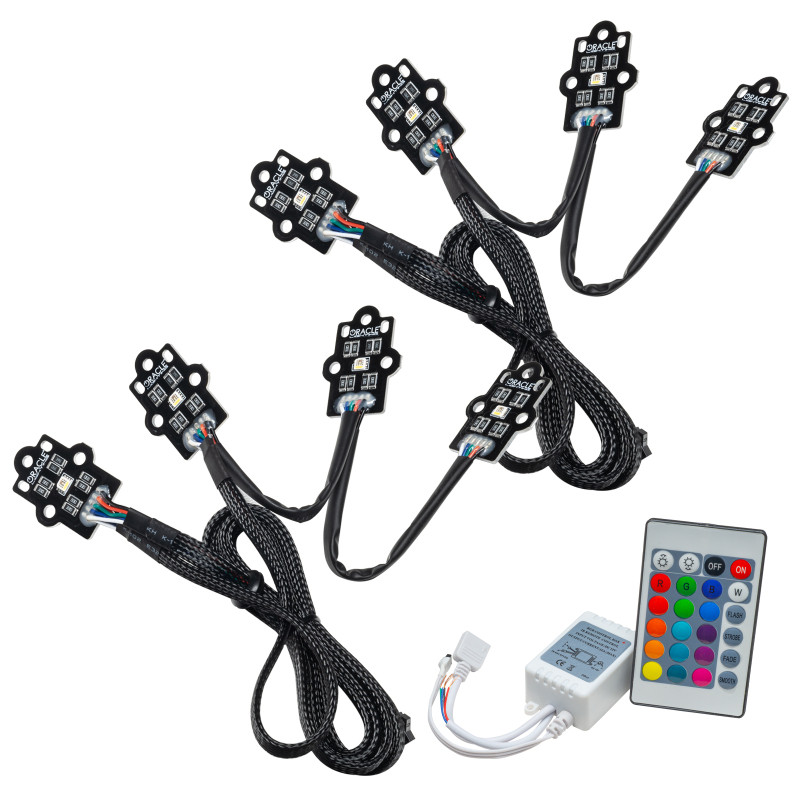 Oracle 20-21 Chevy Silverado 2500 RGB+W Headlight DRL Kit - w/ Simple Controller - 1452-504