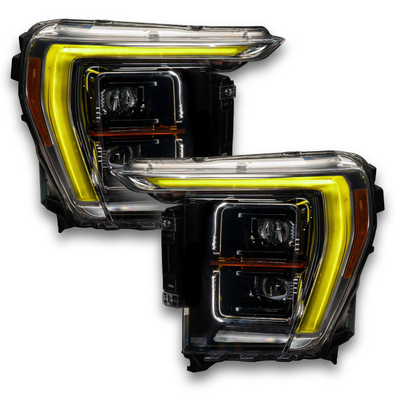 Oracle 21-22 Ford F-150 ColorSHIFT RGB+W Headlight DRL Upgrade Kit w/ No Controller - 1460-334