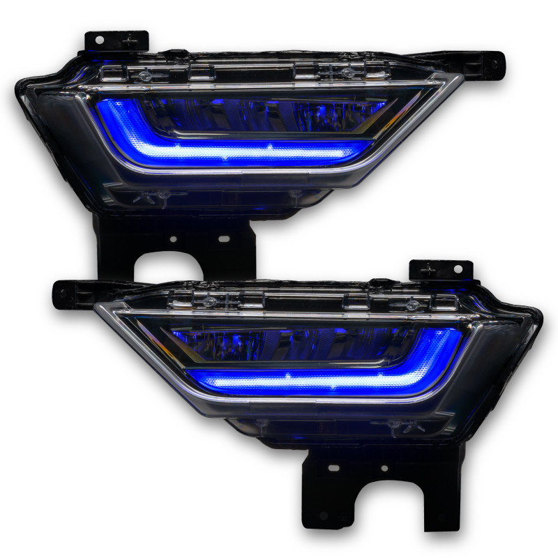 Oracle 21-22 Ford F-150 ColorSHIFT RGB+W Fog Light DRL Upgrade Kit w/ No Controller - 1462-334