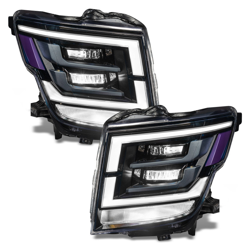 Oracle 21-22 Nissan Titan Demon Eye RGB Headlight Upgrade Kit - ColorSHIFT w/o Cntrl - 1464-334