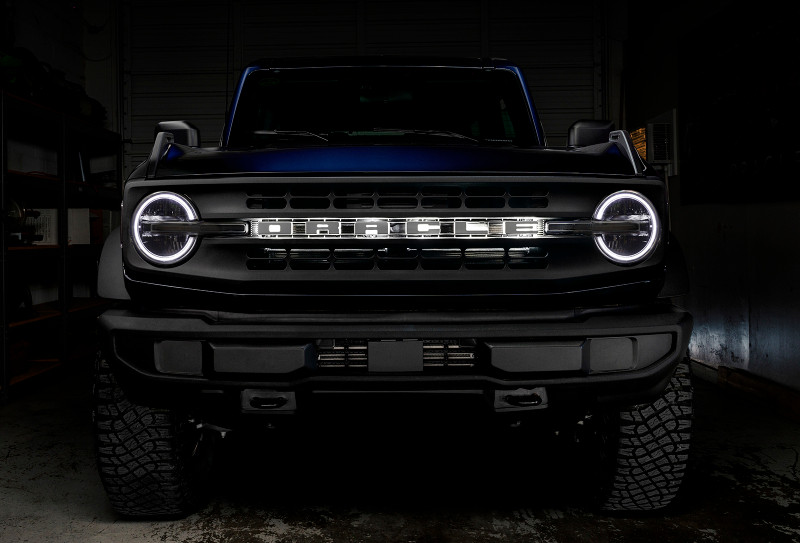 Oracle 2021 Ford Bronco DRL Upgrade w/ Halo Kit - ColorSHIFT w/ BC1 Controller - 1468-335