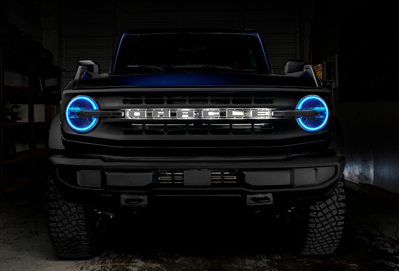 Oracle 2021 Ford Bronco DRL Upgrade w/ Halo Kit - ColorSHIFT w/ BC1 Controller - 1468-335