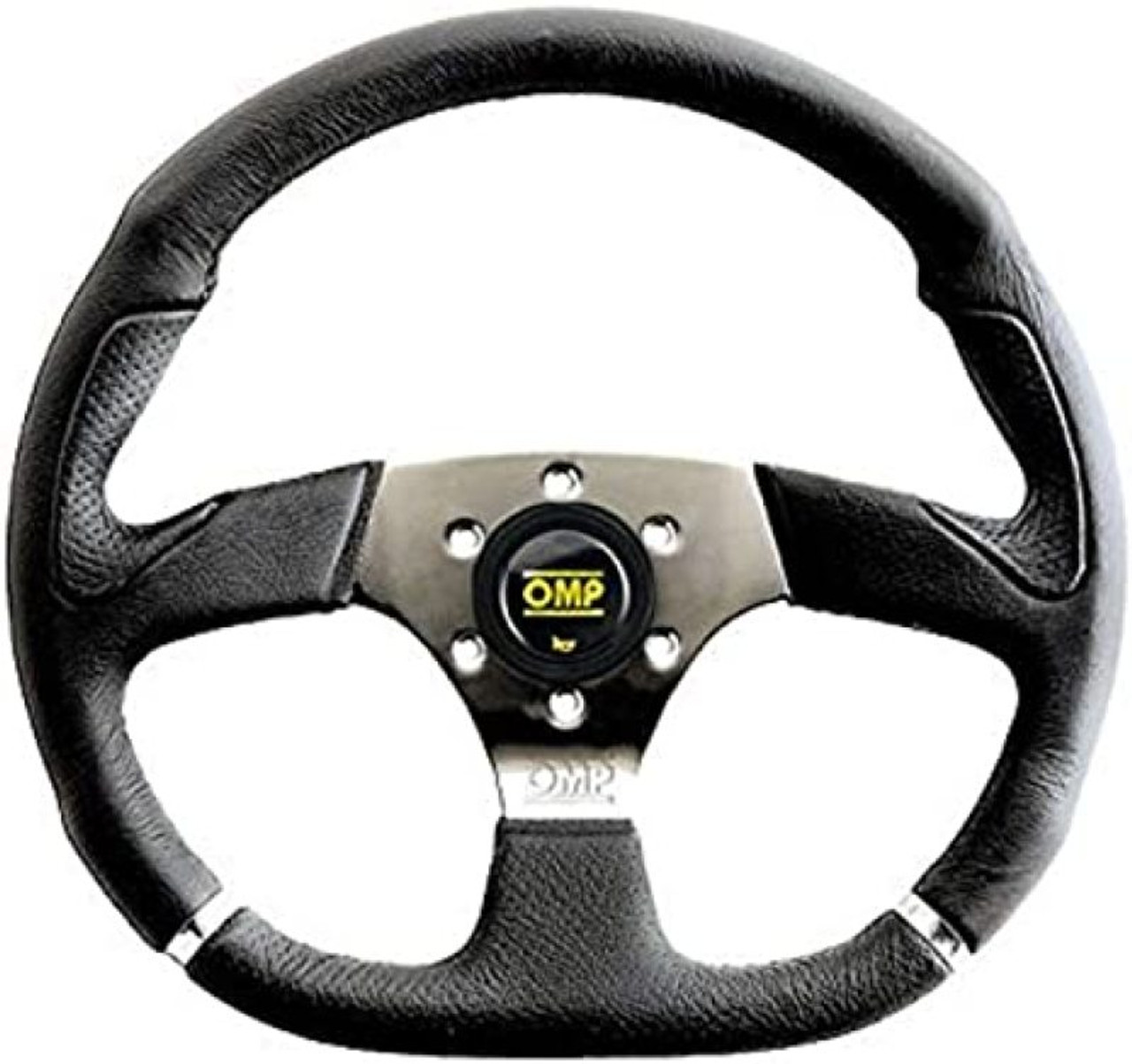OMP Cromo Steering Wheel w/ 3 Steel Spokes Supplied - OD0-2018-189