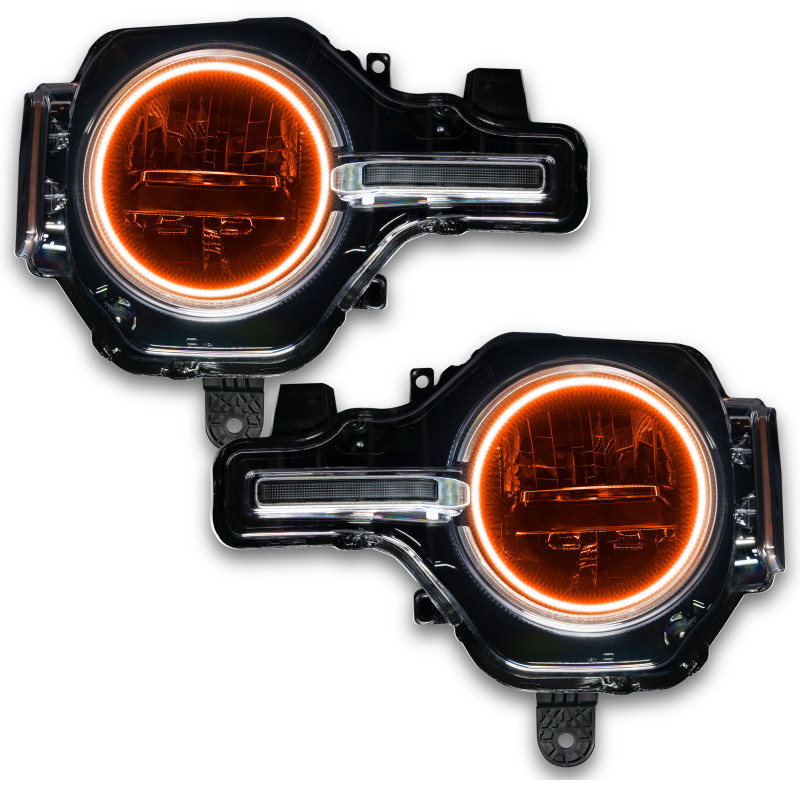Oracle 2021 Ford Bronco Base Headlight LED Halo Kit - ColorSHIFT - w/ RF Controller - 1470-330