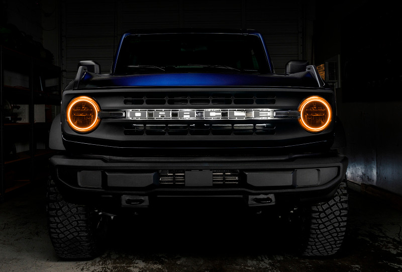 Oracle 2021 Ford Bronco Base Headlight LED Halo Kit - ColorSHIFT - w/ RF Controller - 1470-330