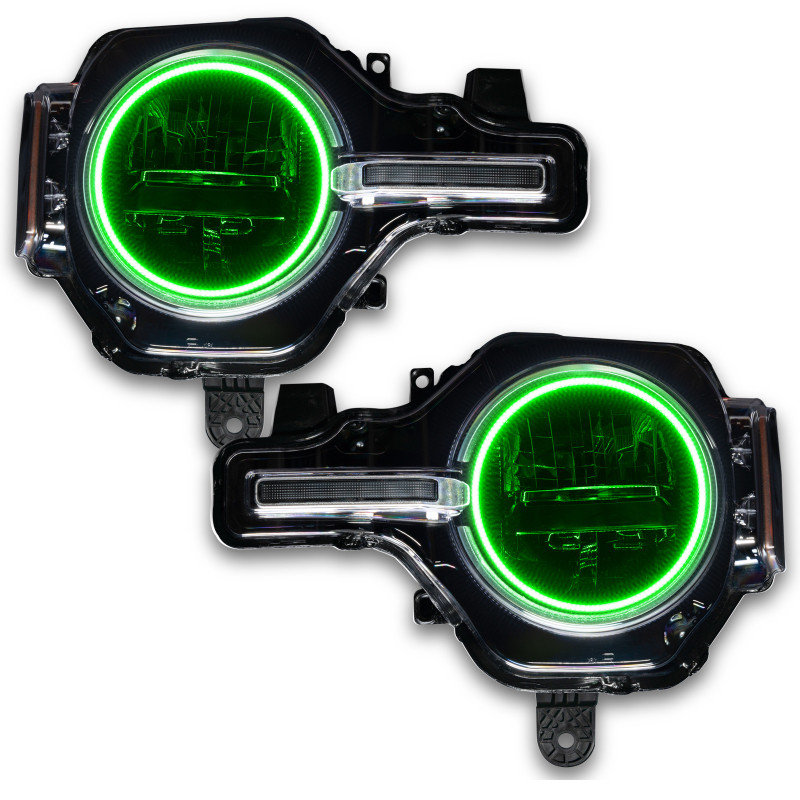 Oracle 2021 Ford Bronco Base Headlight LED Halo Kit - ColorSHIFT - w/ 2.0 Controller - 1470-333
