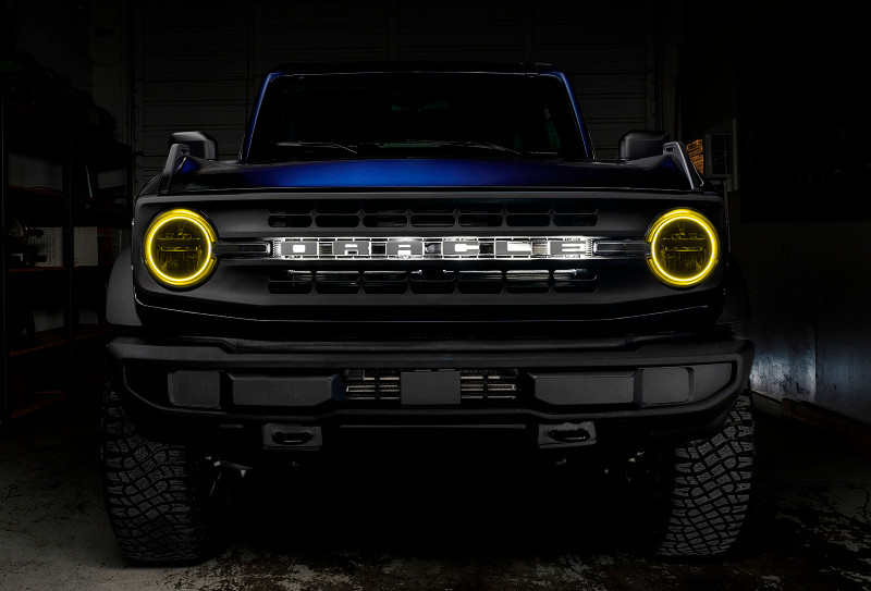 Oracle 2021 Ford Bronco Base Headlight LED Halo Kit - ColorSHIFT - w/o Controller - 1470-334