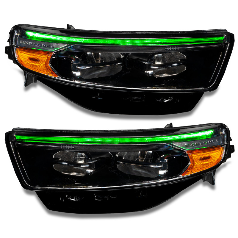 Oracle 20-22 Ford Explorer Dynamic RGB Headlight DRL Kit - ColorSHIFT - w/ RF Cntrl - 1472-330