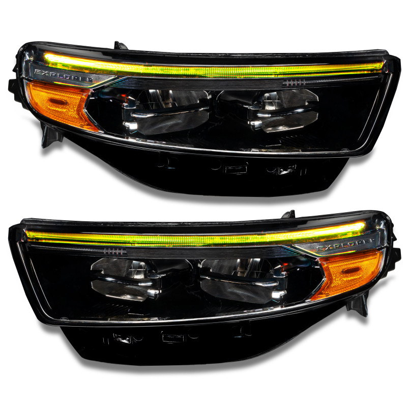 Oracle 20-22 Ford Explorer Dynamic RGB Headlight DRL Kit - - w/ 2.0 Controller - 1472-333