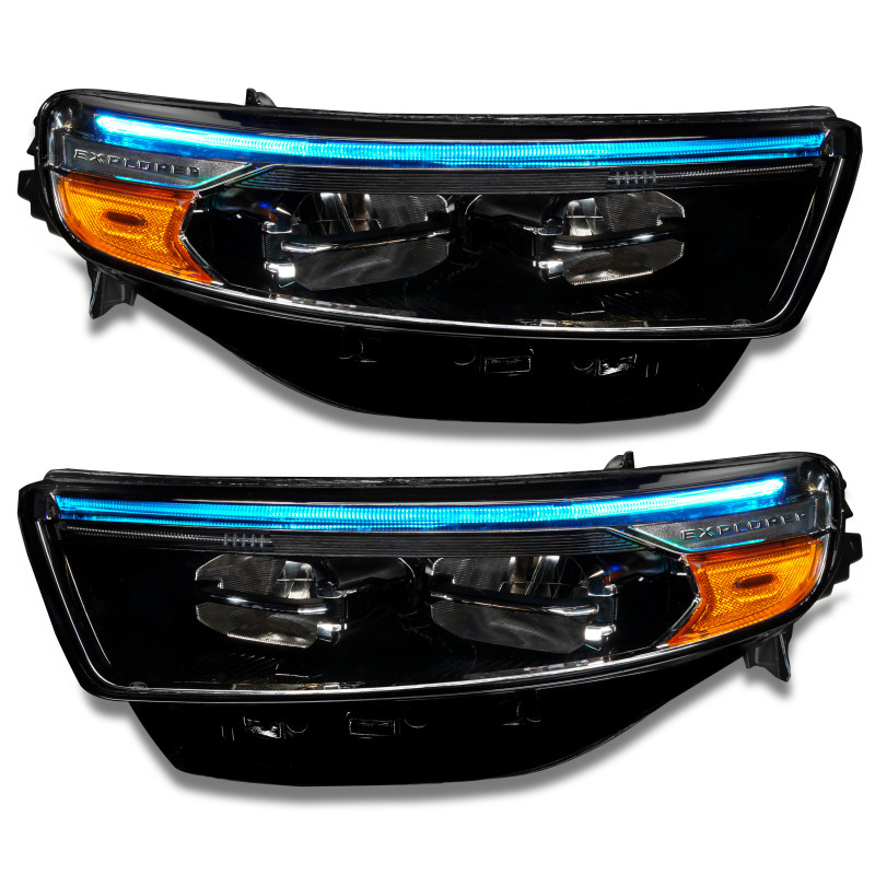 Oracle 20-22 Ford Explorer Dynamic RGB Headlight DRL Upgrade Kit - ColorSHIFT - Dynamic - 1472-334