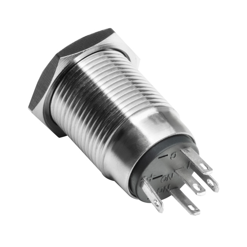 Oracle Pre-Wired Power Symbol On/Off Flush Mount LED Switch - Amber - 2009-005